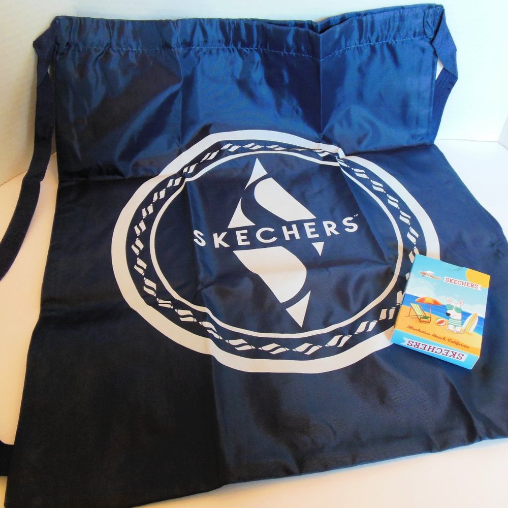 New! Skechers Nylon/Polyester Tote Backpack and Cards